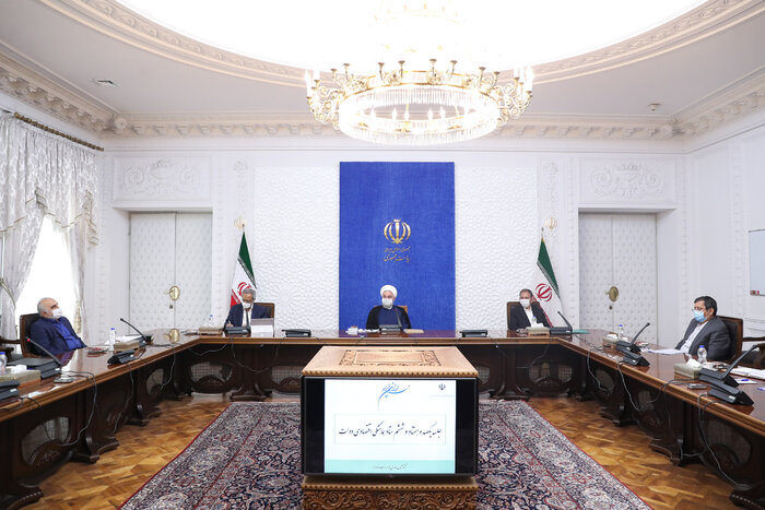 روحانی یتراس اجتماع لجنة التنسيق الاقتصادي الحكومي