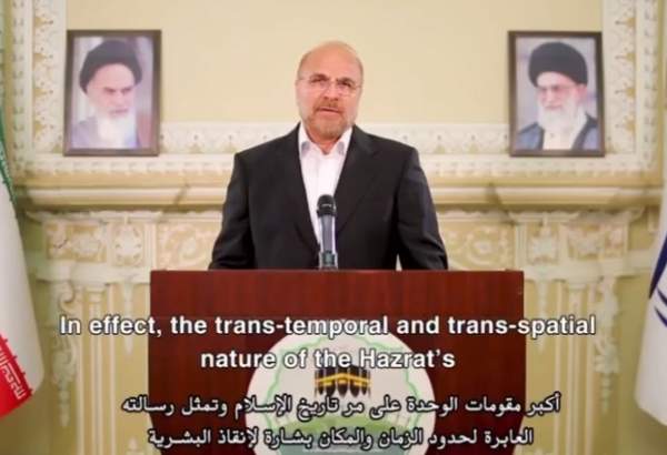 قاليباف : ايران قدمت نموذجاً ناجحاً في التعايش السلمي بين السنة والشيعة