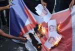 به آتش کشیدن تصاویر ماکرون در تظاهرات ضدفرانسوی مردم «مالی»