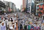 تظاهرات ۵۰ هزار نفری مردم بنگلادش ضد ماکرون و فرانسه  