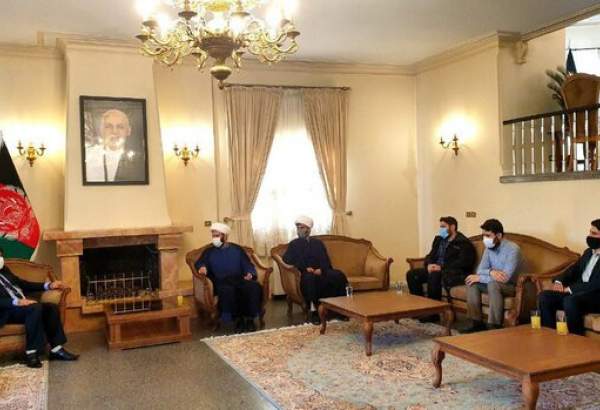 نمایندگان بسیج دانشجویی دانشگاه تهران در سفارت افغانستان حضور یافتند