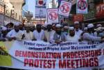 Les protestations contre le président français se poursuivent à Dhaka