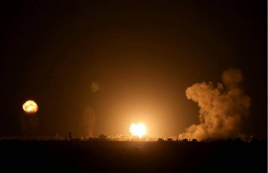 طائرات الاحتلال تشن سلسلة غارات فجر الاحد على غزة