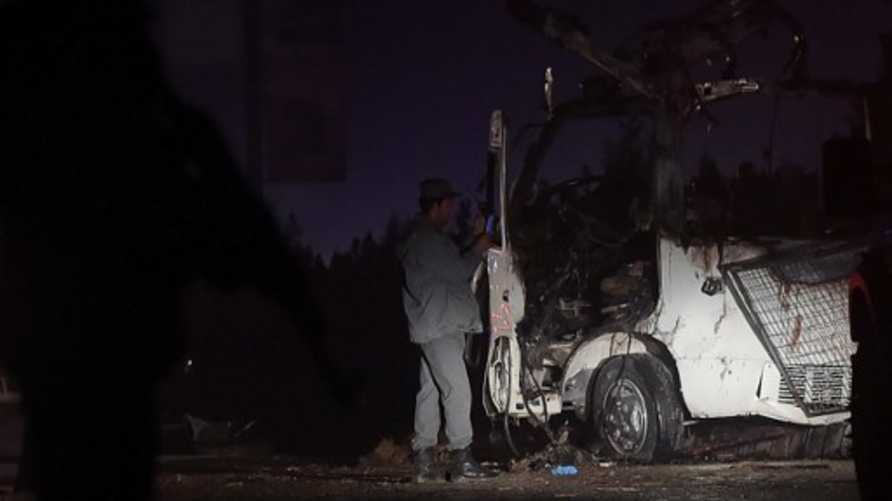سيارة تابعة للبعثة الروسية في أفغانستان تعرضت لانفجار عبوة ناسفة