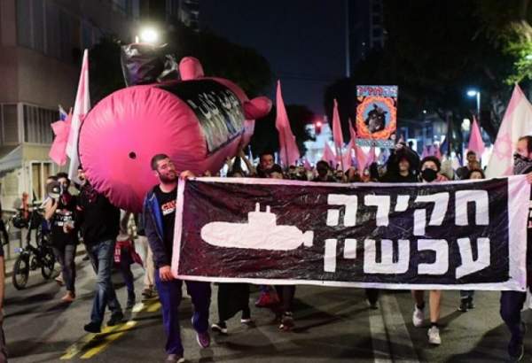 تداوم تظاهرات سراسری علیه نتانیاهو در سرزمین های اشغالی