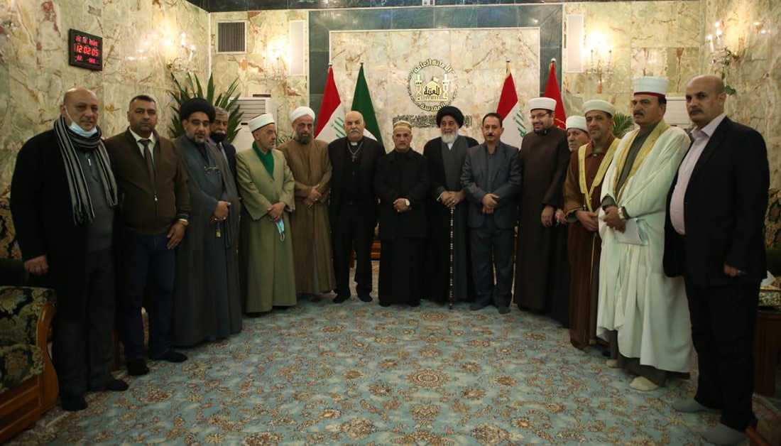 العتبة الحسينية تستقبل ممثلي الطوائف والاديان في العراق بمدينة كربلاء المقدسة