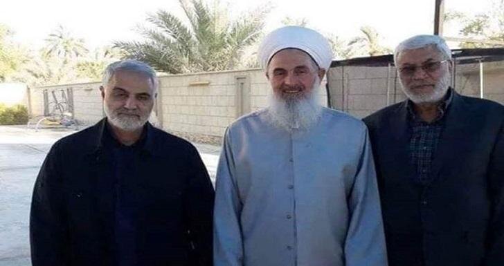 رئيس دار الافتاء في العراق فضيلة الشيخ مهدي الصميدعي  و قادة النصر