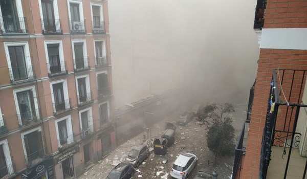 انفجار عنيف يهز وسط العاصمة الإسبانية مدريد