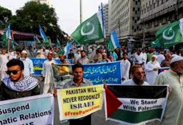 تظاهرات ضد صهیونیستی در کراچی پاکستان