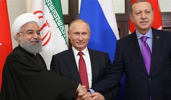ایران وترکیا وروسیا تؤكد دعم "لجنة صياغة الدستور" في سوريا