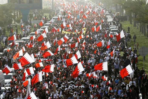 في الذكرى السنوية العاشرة للثورة الشعبية في البحرين