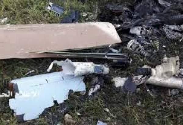 لبنان میں بلیو لائن سرحد کے اوپر صیہونی ڈرون مار گرایا گیا