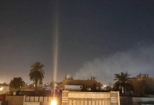 بغداد میں امریکی سفارتخانے پر راکٹوں سے حملہ