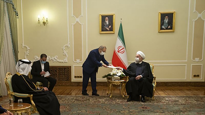 روحاني : إيران وقطر تهدفان الى إرساء حوار جماعي، وتحقيق منطقة قوية وآمنة
