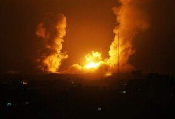 جنگنده‌های رژیم صهیونیستی مناطقی در غزه را هدف قرار دادند