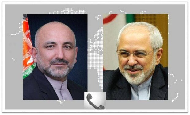 ظريف يشدد على دعم إيران الكامل لعملية السلام الأفغانية