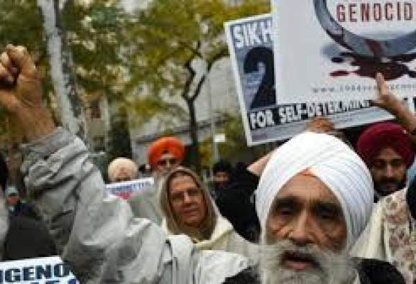 امریکہ میں سکھ برادری کا احتجاج