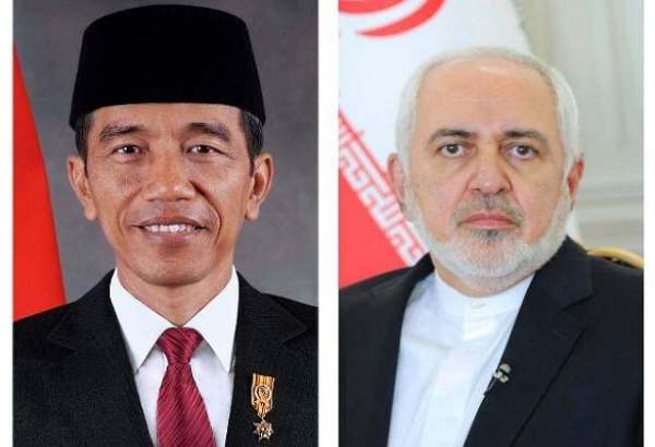 دیدار و گفتگوی ظریف با رییس‌جمهوری اندونزی