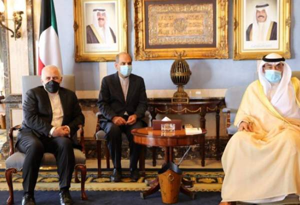 دیدار ظریف با نخست وزیر کویت