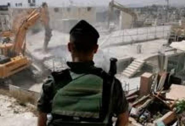 رژیم صهیونیستی طی چهار ماه اخیر 58 منزل و مرکز فلسطینی را تخریب کرد