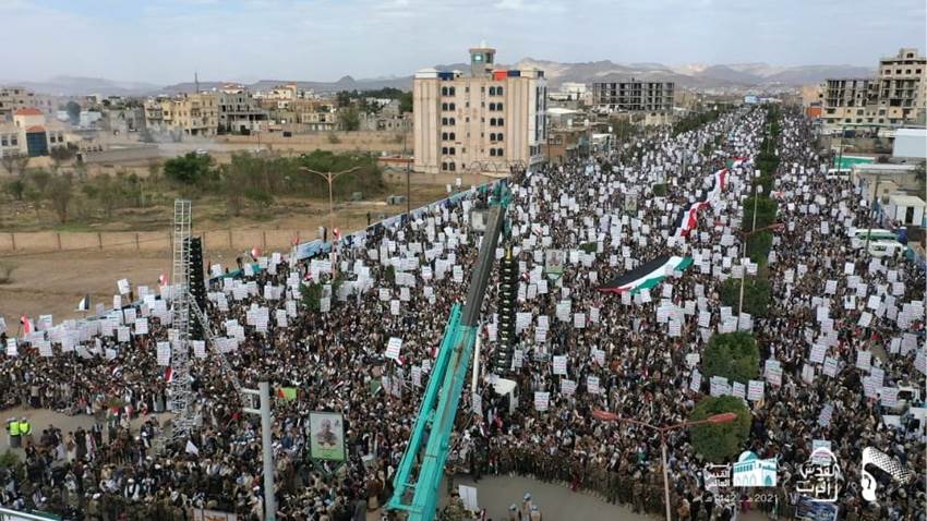 البيان الختامي لمسيرات اليمن: الشعب اليمني مستمر في مناصرته للقضية الفلسطينية حتى التحرير
