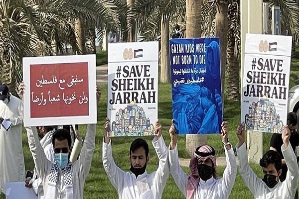 همبستگی مردم کویت و قطر با ملت فلسطین