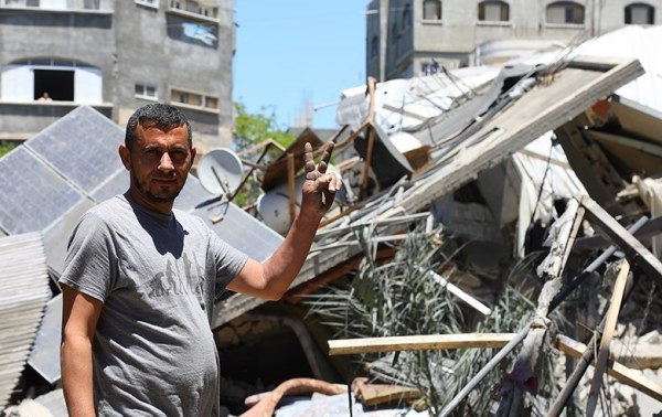 Israeli attacks leave Palestinian public places in debris (photo)  