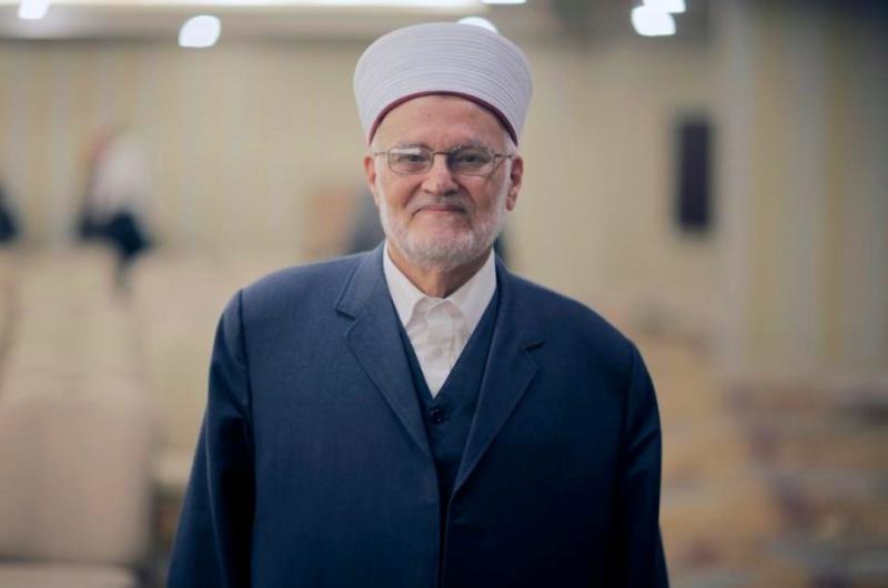 الشيخ عكرمة صبري، خطيب المسجد الأقصى المبارك، ورئيس الهيئة الإسلامية العليا في القدس