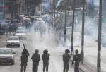 یورش نظامیان صهیونیست به تظاهرات فلسطینیان در کرانه باختری