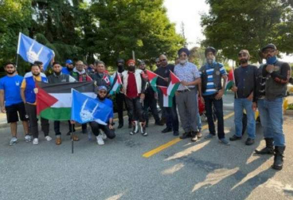 کمپین میان ادیانی موتورسواران در کانادا برای حمایت از فلسطین