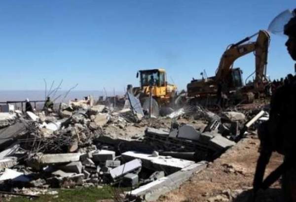 تخریب یک مدرسه در قدس اشغالی به دست رژیم صهیونیستی