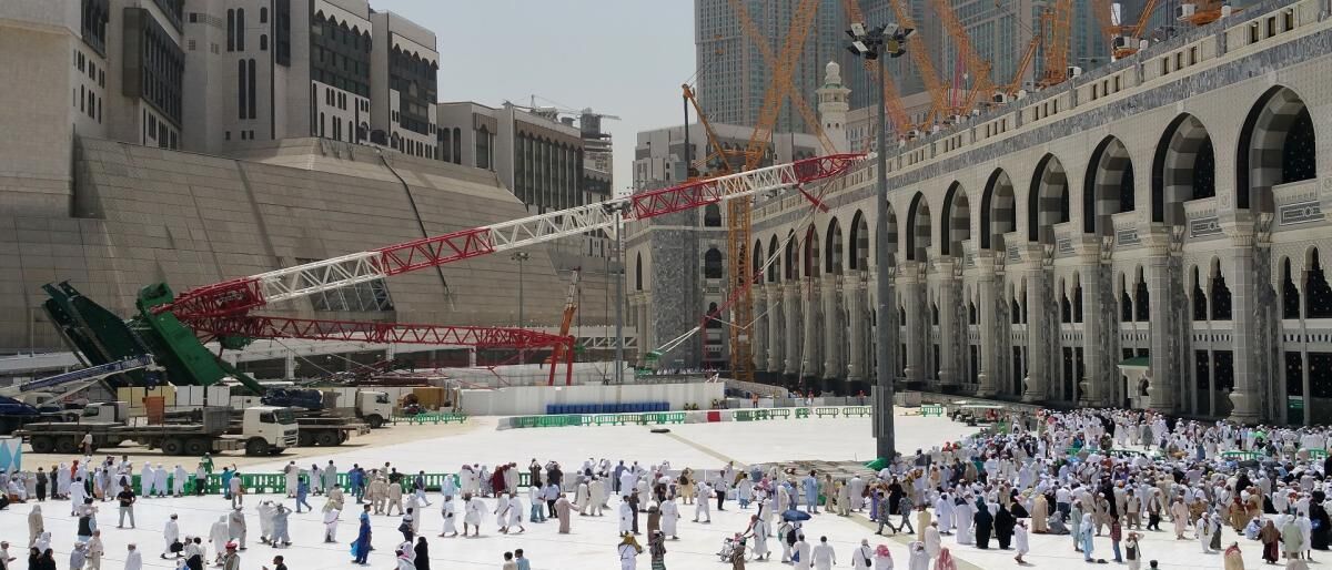 عوامل حادثه سقوط جرثقیل در مسجد الحرام را تبرئه شدند