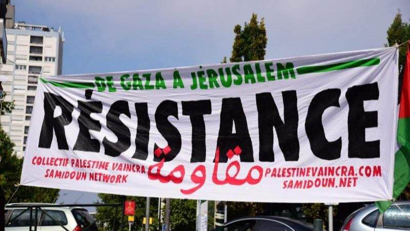 تضامنٌ مع الشعب الفلسطيني وتنديدٌ بحصار غزة في فرنسا  