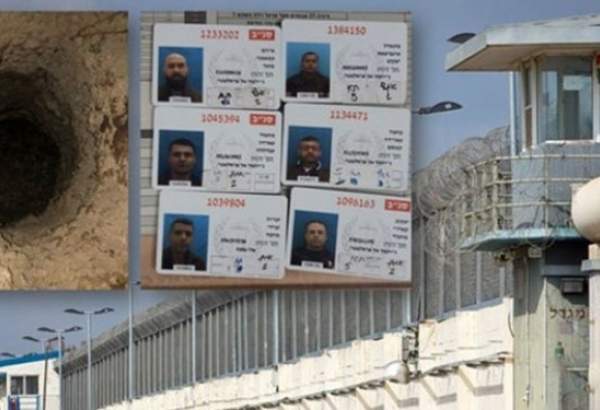لحظه فرار اسرای فلسطینی از تونل زندان جلبوع