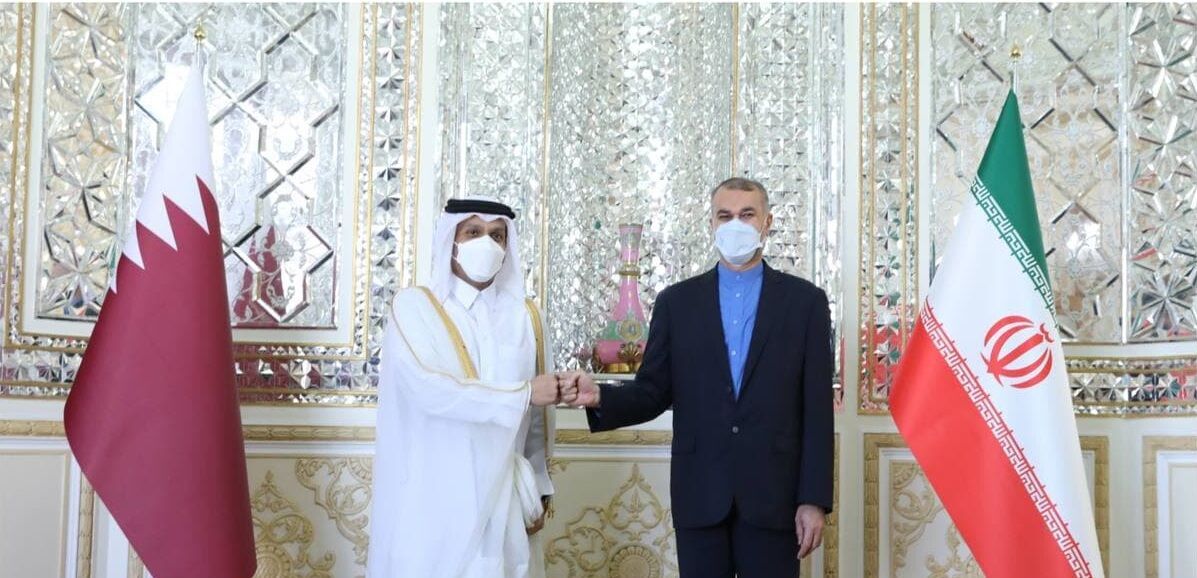 وزير خارجية قطر يلتقي عبداللهيان في طهران
