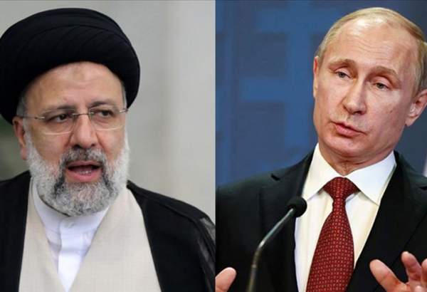 روس کے صدر ولادیمیر پوتین کا  ایران کے صدر سید ابراہیم رئیسی کو فون