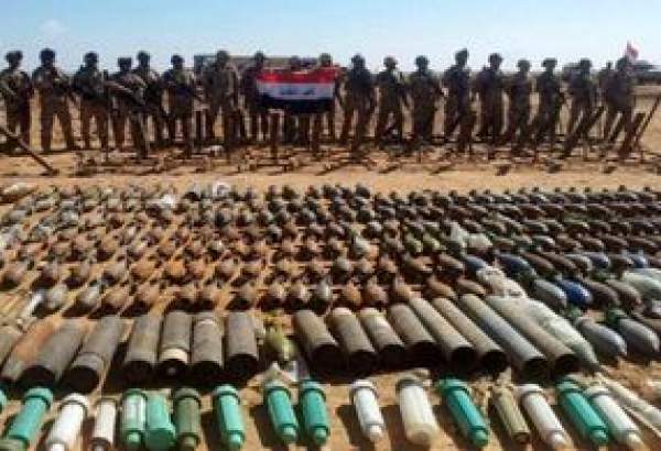 عراق کے صوبے دیالیٰ میں داعش کا اسلحوں اور دھماکہ خیز مواد کا بڑا ذخیرہ ضبط