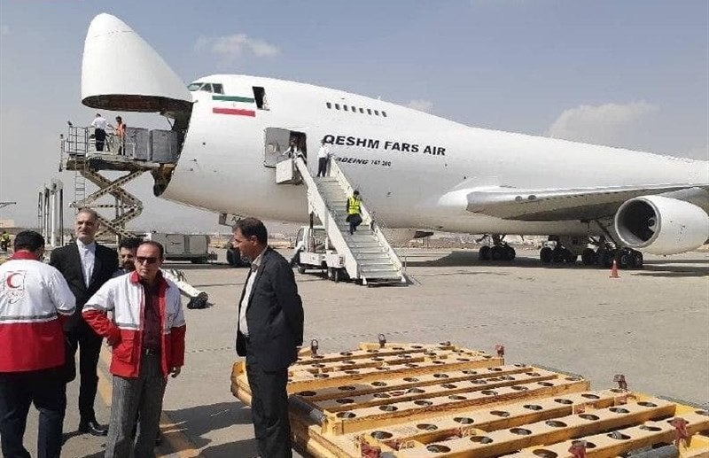 إيران تواصل إرسال مساعدات إنسانية لدعم الشعب الأفغاني‎‎