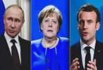 گفتگوی تلفنی روسای جمهور روسیه و فرانسه با صدر اعظم آلمان