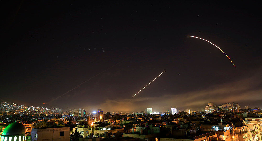 پدافند هوایی سوریه با اهداف متخاصم در استان حمص مقابله کرد