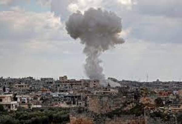 غاصب صیہونی حکومت کا شام میں فضائی حملے