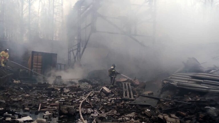 روسيا..16 قتيلا جراء انفجار وحريق في مصنع بمقاطعة ريازان