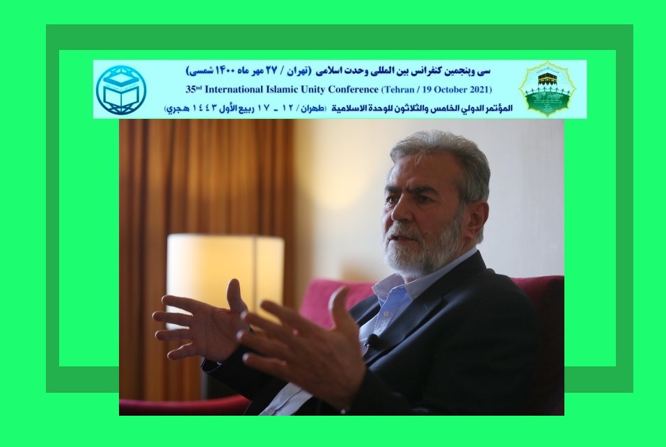 الأمين العام لحركة الجهاد الاسلامي في فلسطين القائد المجاهد زياد النخالة
