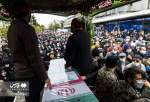 تہران میں نماز جمعہ کے بعد شہید فاطمہ اسدی کی نماز جناز  