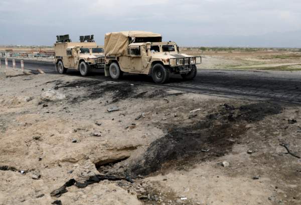 جنوبی عراق میں امریکہ کے دہشت گرد فوجی قافلے پر حملہ
