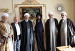 Hujjat ul-islam val-moslemin Hamid Shahriari rencontre Mamousta Sayed Mohsen Hosseini, imam des sunnites du district Kamyaran  