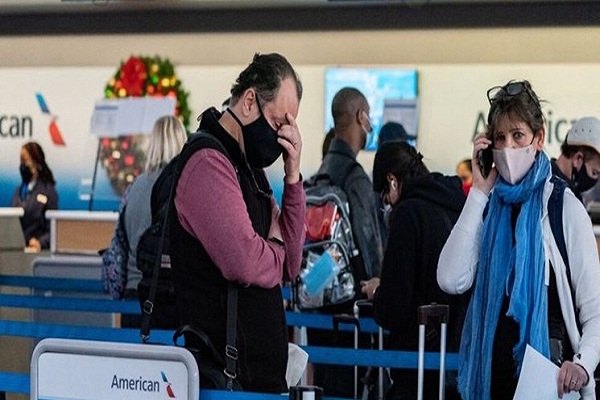 بیش از هزار پرواز در آمریکا به دلیل شیوع امیکرون لغو شد