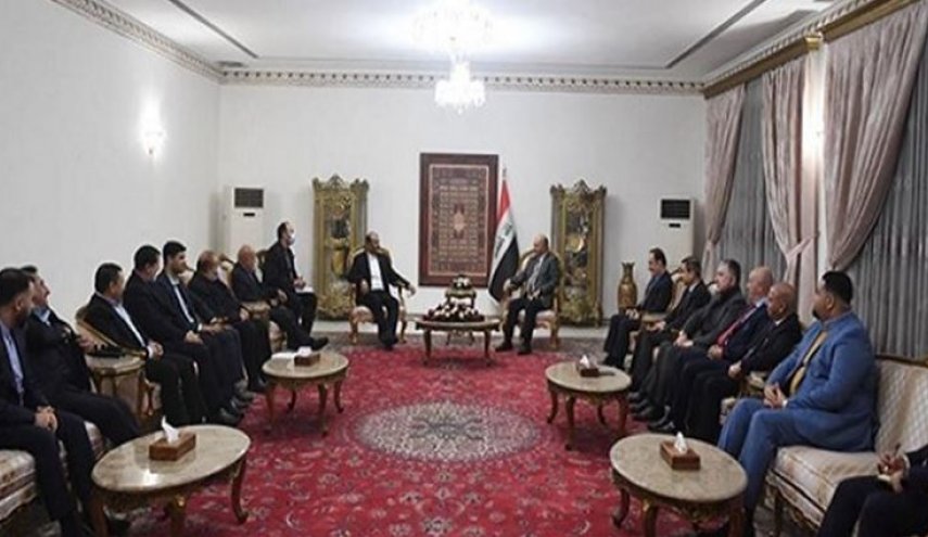 وزير الطرق الايراني يلتقي الرئيس العراقي