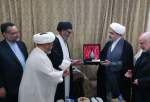 الدكتور شهرياري  يلتقي مع رئيس مجلس علماء الشيعة في باكستان  