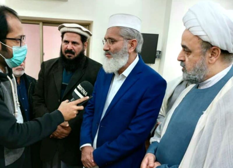 زعيم الجماعة الإسلامية الباكستانية: الشهيد سليماني مدعاة لفخر المسلمين